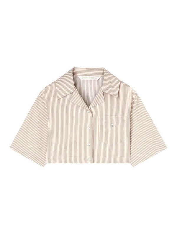 Palm Angels: シャツ - シャツ - 白