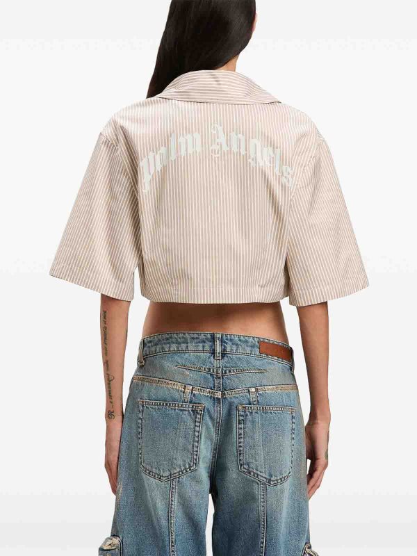 The Best Shops Palm Angels: シャツ - シャツ - 白