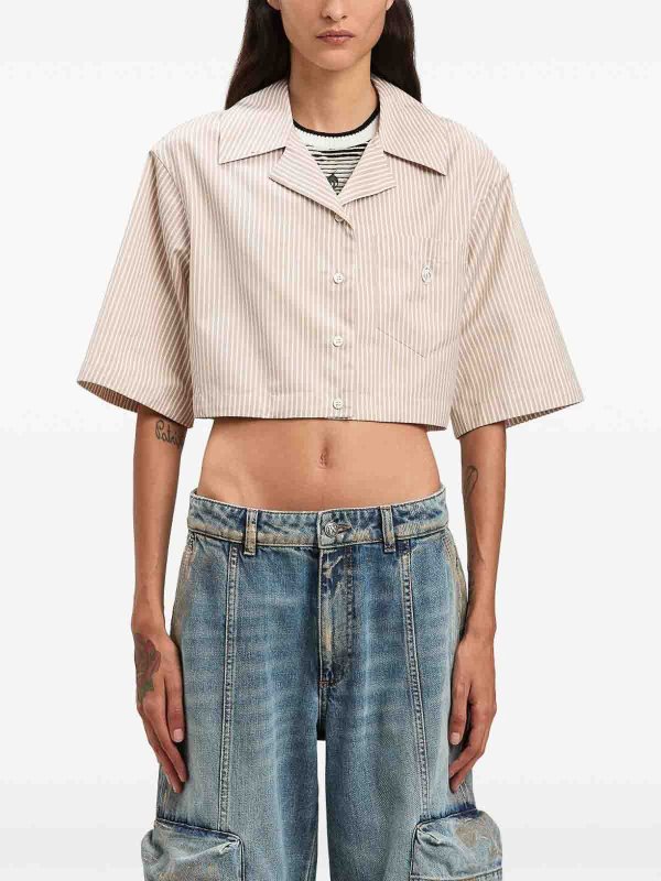 The Best Shops Palm Angels: シャツ - 白