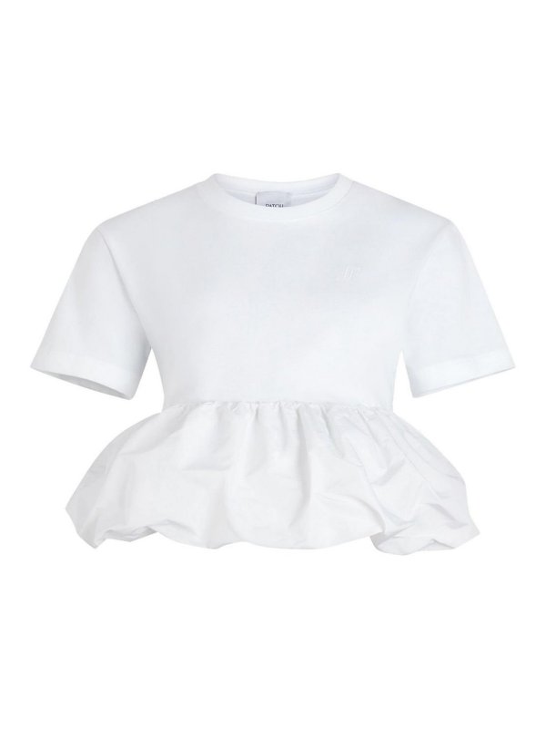 PATOU: T-shirts - T-Shirt - Weiß