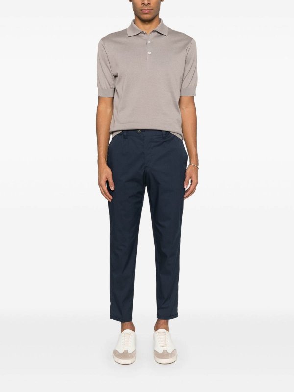 The Best Shops PT TORINO: Casual Hosen - Casual Hose - Blau