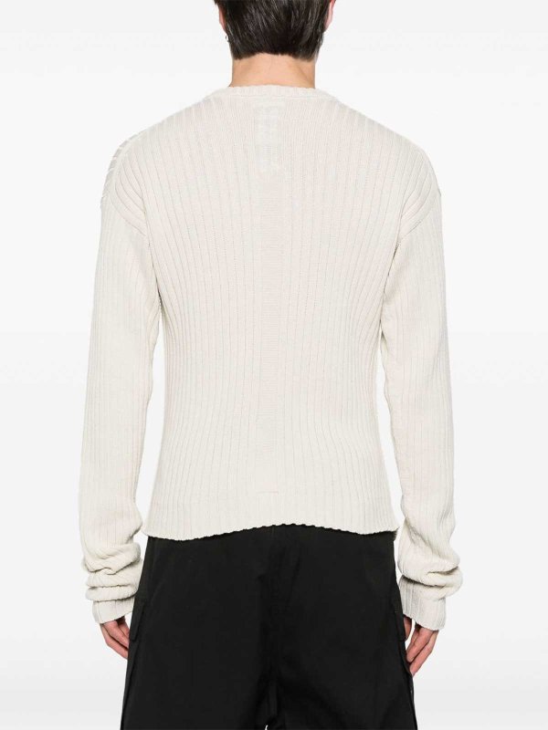 Sweater with round neckline shop online: RICK OWENS