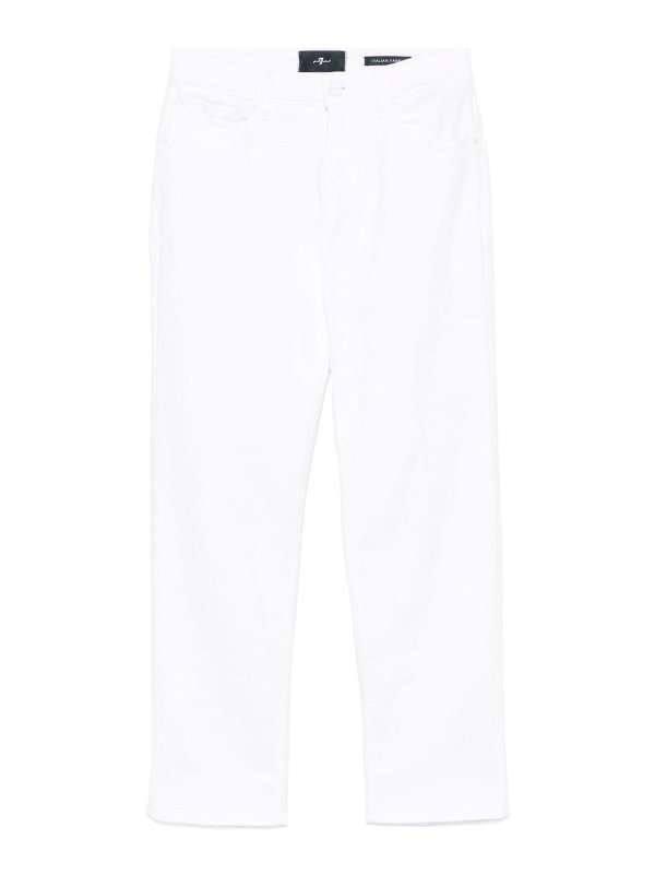 SEVEN: Bootcut - Bootcut Jeans - Weiß