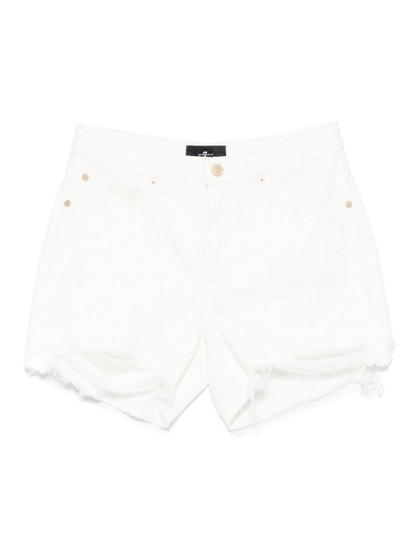 SEVEN: トラウザーショーツ - ショートパンツ - 白