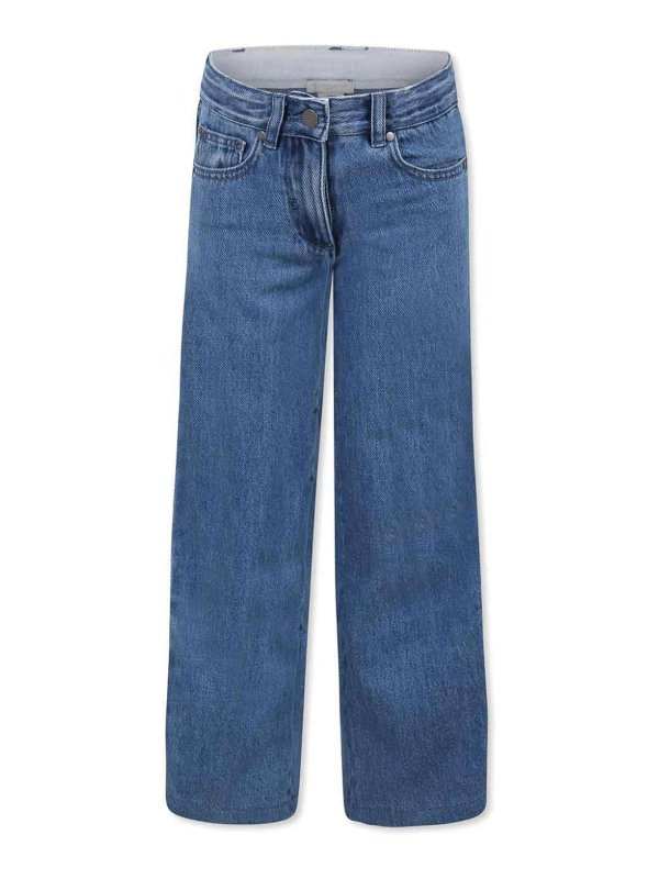 Stella McCartney Kids: Bootcut - Bootcut Jeans - Blau