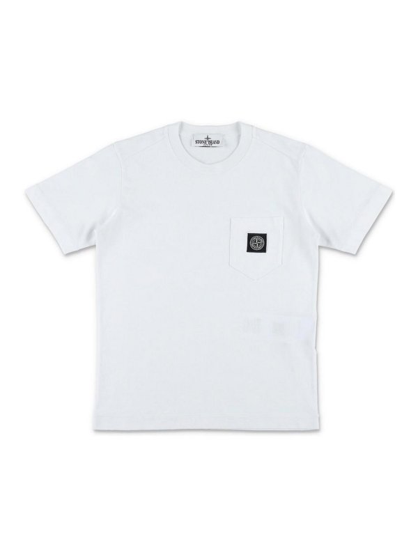 STONE ISLAND: t-shirts - T-shirt with application