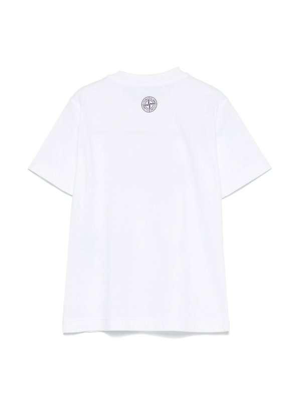 STONE ISLAND: T-shirts online - T-Shirt - Weiß