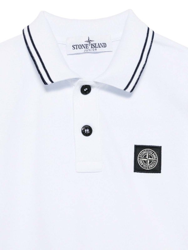 STONE ISLAND: Poloshirts online - Poloshirt - Weiß