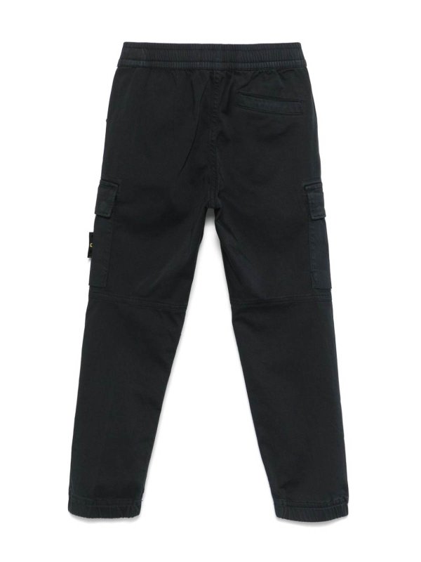 STONE ISLAND: casual trousers online - Cargo with Compass application