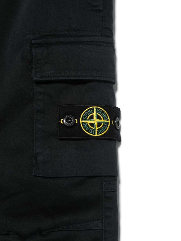 The Best Shops STONE ISLAND: casual trousers - Cargo with Compass application