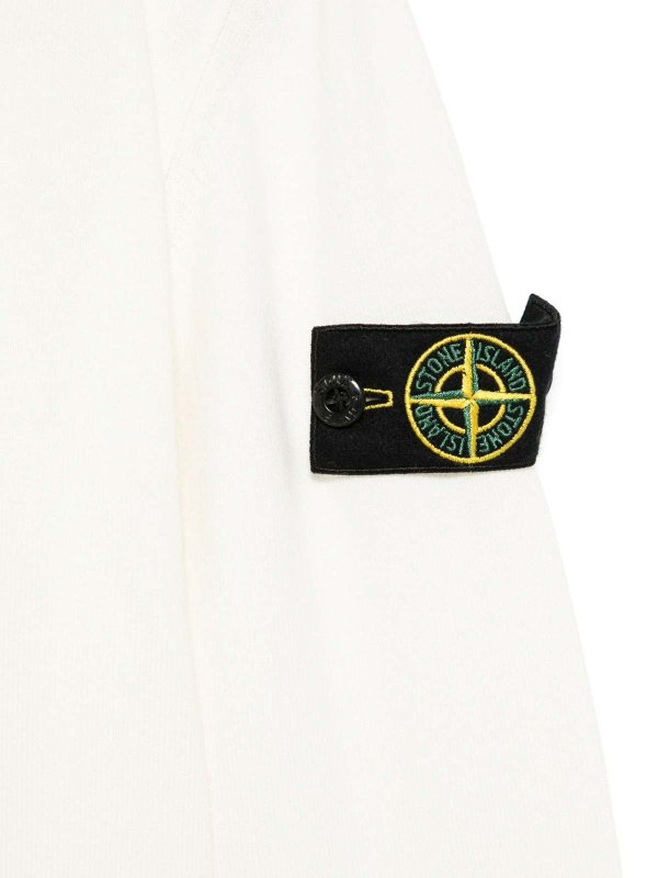 The Best Shops STONE ISLAND: Sweatshirts und Pullover - Sweatshirt - Weiß