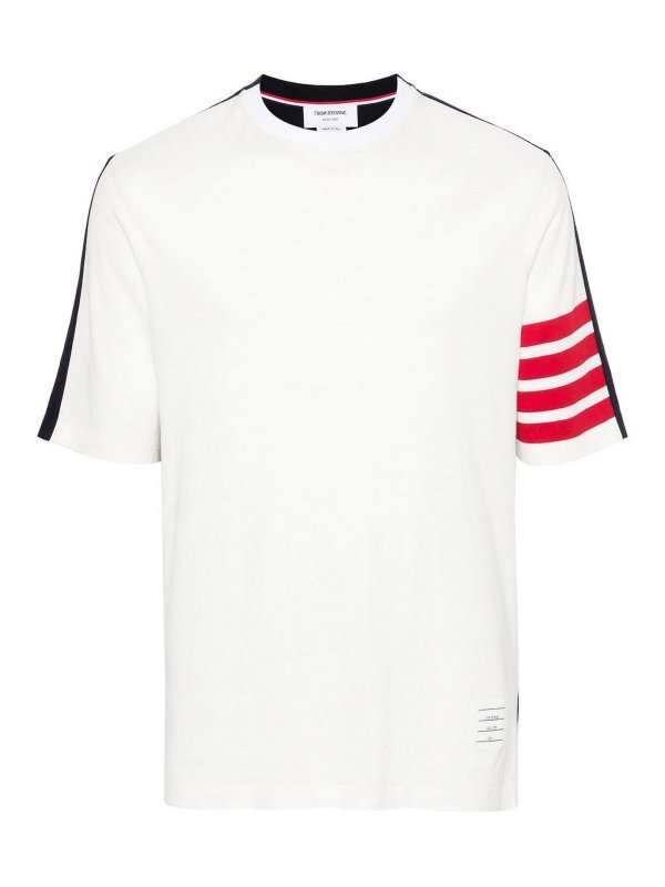 THOM BROWNE: T-shirts - T-Shirt - Weiß