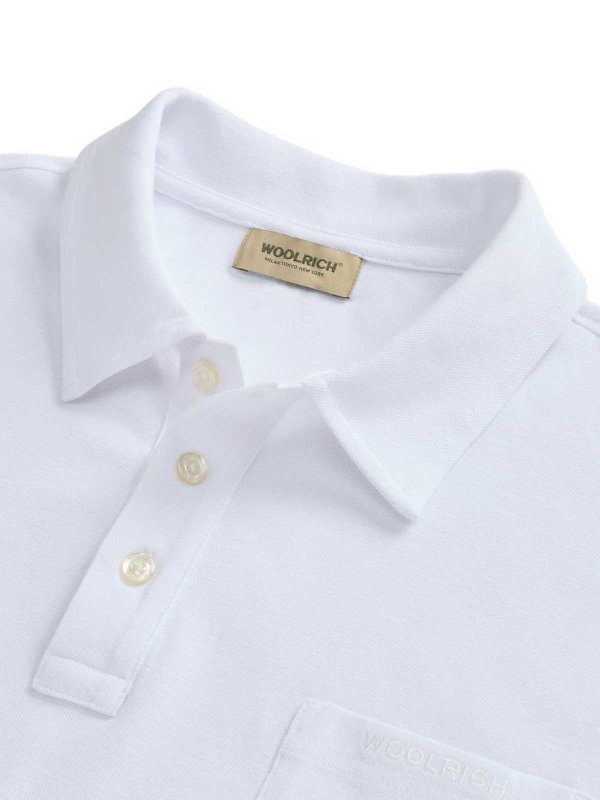 The Best Shops WOOLRICH: Poloshirts - Poloshirt - Weiß
