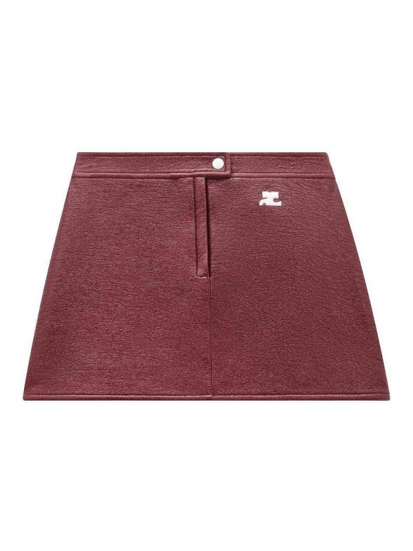 Courreges: Miniröcke - Minirock - Rot