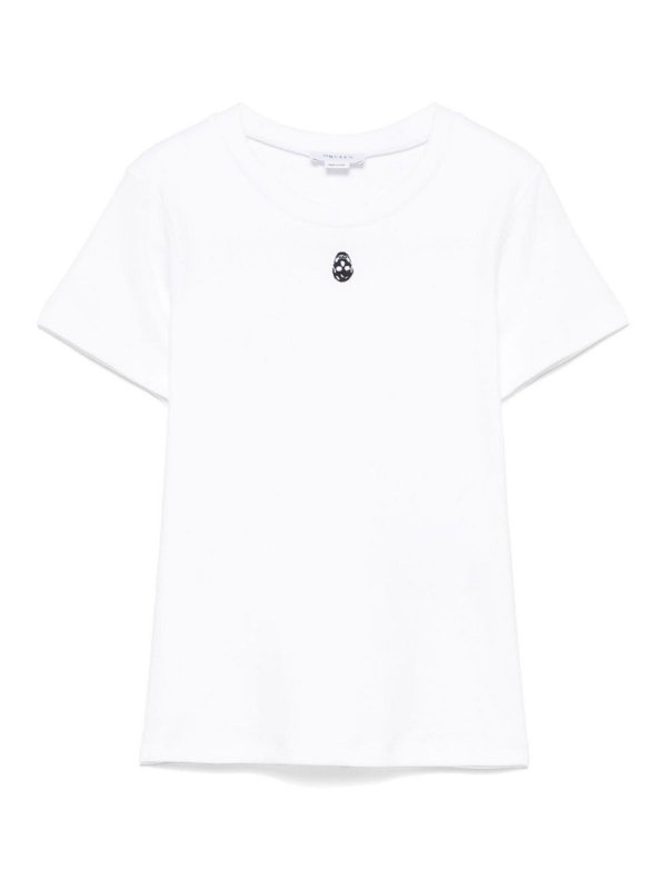 ALEXANDER MCQUEEN: T-shirts - T-Shirt - Weiß
