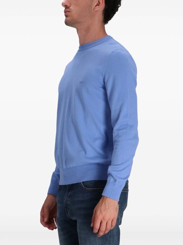 The Best Shops Hugo Boss: クルーネック - クルーネック - ブルー