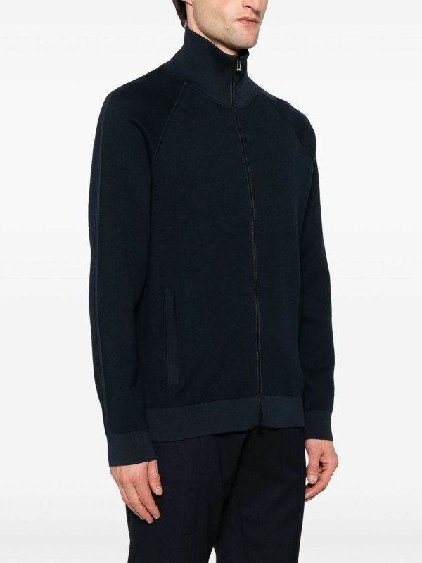 Pull Col Rond - Bleu shop online: Hugo Boss