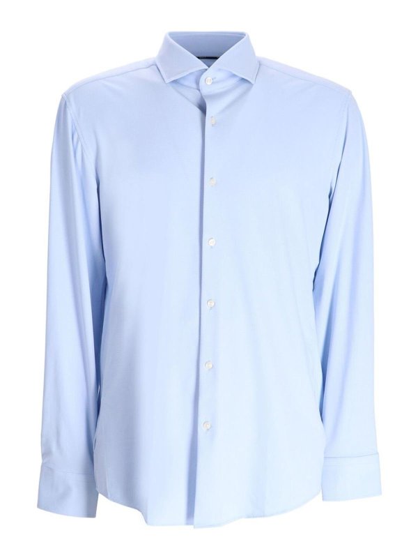 Hugo Boss: シャツ - シャツ - ブルー