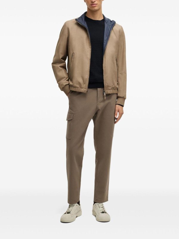 The Best Shops BOSS CAMEL: Escotes barcos - Suéter Con Escote Barco - Azul