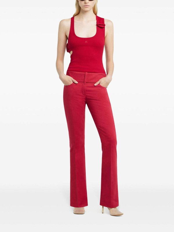 Courreges: Tops und Tank Tops online - Top - Rot