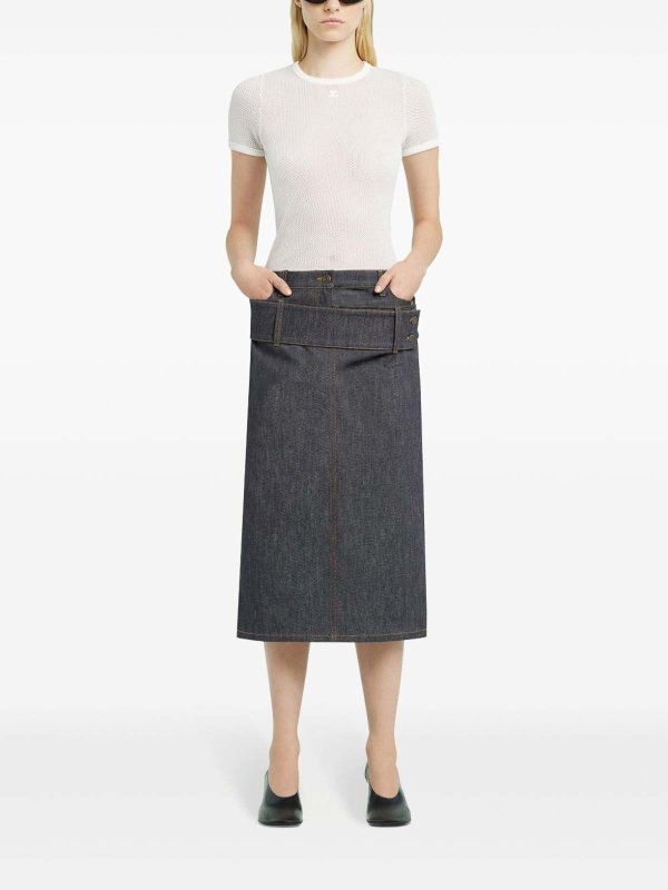 The Best Shops Courreges: T-shirts - T-Shirt - Weiß