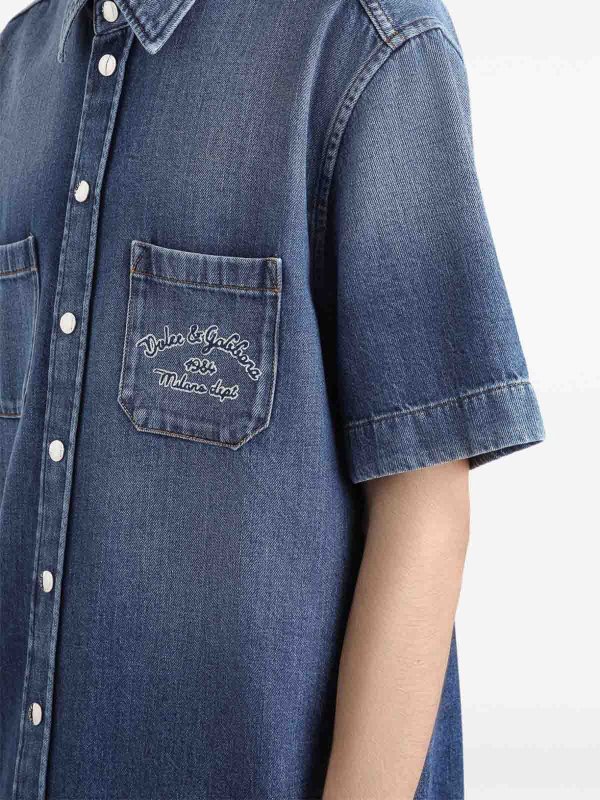 DOLCE & GABBANA: シャツ online - シャツ - ブルー