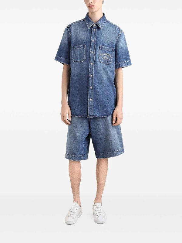 The Best Shops DOLCE & GABBANA: シャツ - シャツ - ブルー