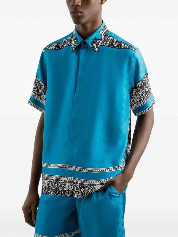 The Best Shops DOLCE & GABBANA: camicie - Camicia Con Stampa Bandana