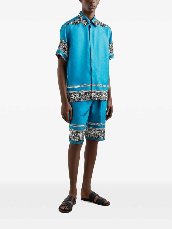 Camicia Con Stampa Bandana shop online: DOLCE & GABBANA