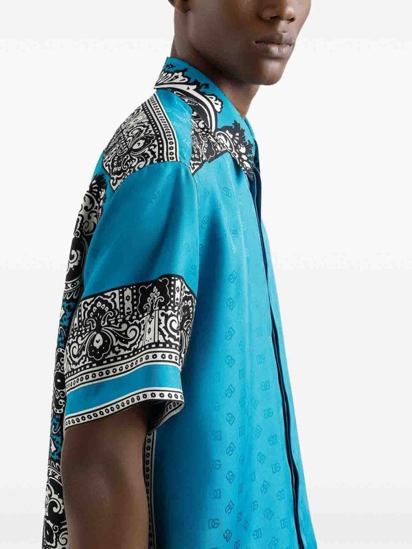 DOLCE & GABBANA buy online Camicia Con Stampa Bandana