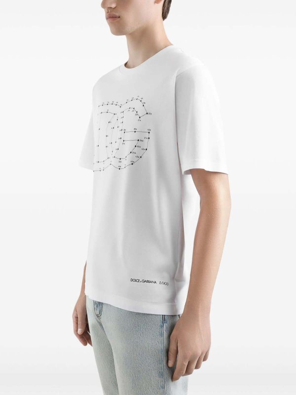 DOLCE & GABBANA: T-shirts online - T-Shirt - Weiß