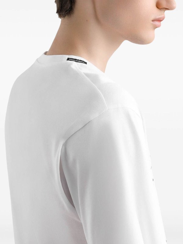 The Best Shops DOLCE & GABBANA: T-shirts - T-Shirt - Weiß