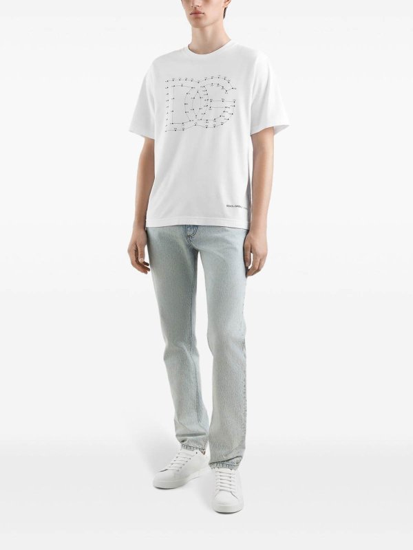 DOLCE & GABBANA buy online T-Shirt - Weiß