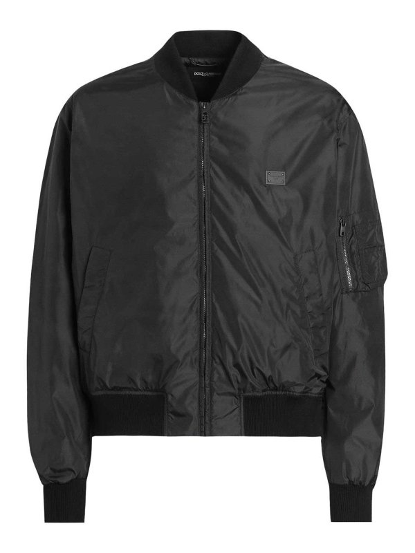 DOLCE & GABBANA: ボンバージャケット - ボンバージャケット - 黒