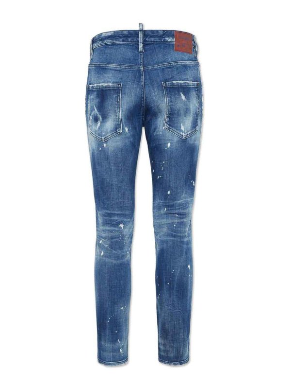 DSQUARED2: bootcut jeans online - Slim jeans with experienced effect