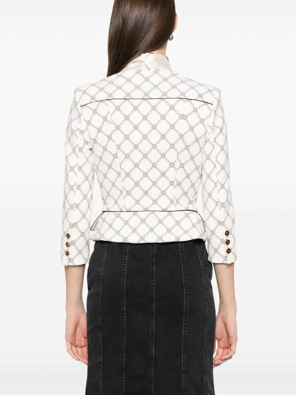 ELISABETTA FRANCHI: Vestes de costume online - Blazer - Blanc