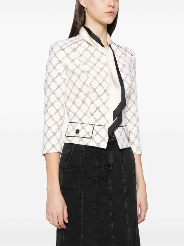 The Best Shops ELISABETTA FRANCHI: Vestes de costume - Blazer - Blanc