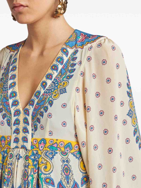 イブニングドレス - 白 shop online: ETRO