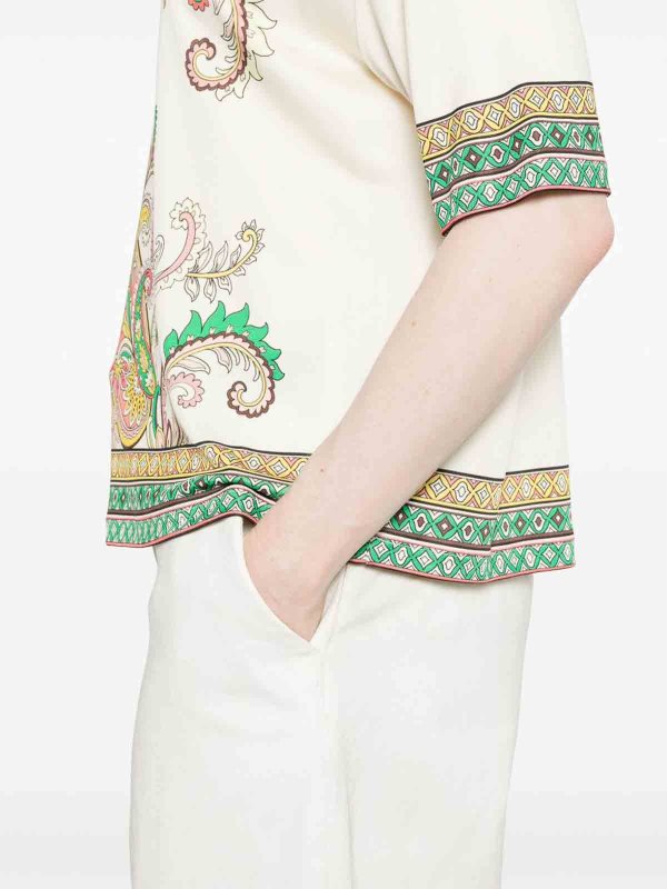 ETRO: Tシャツ online - Tシャツ - 白