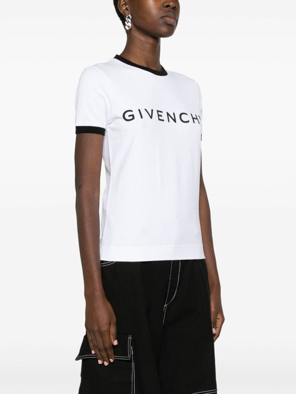 GIVENCHY: T-shirts online - T-Shirt - Weiß