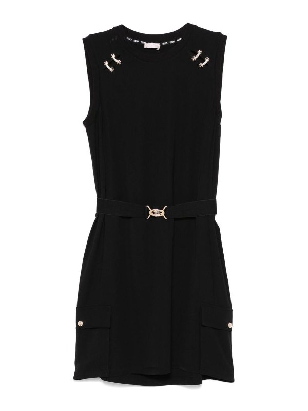 Liu Jo: Kurze Kleider - Kurzes Kleid - Schwarz