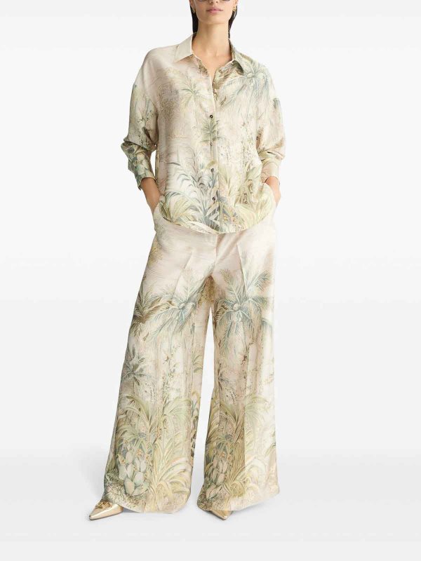 casual trousers shop online Flower trousers