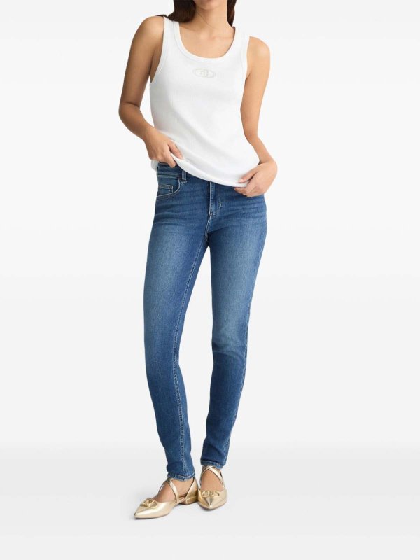 The Best Shops Liu Jo: Jeans pitillos - Vaqueros Pitillos - Azul