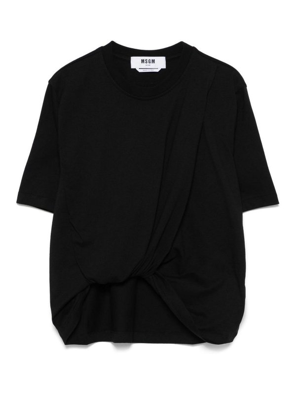 m.s.g.m.: T-shirts - T-Shirt - Schwarz