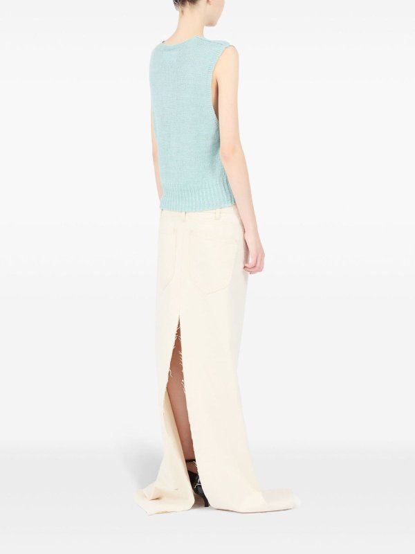 The Best Shops Maison Margiela: トップス＆タンクトップ - トップ/タンクトップ - ブルー