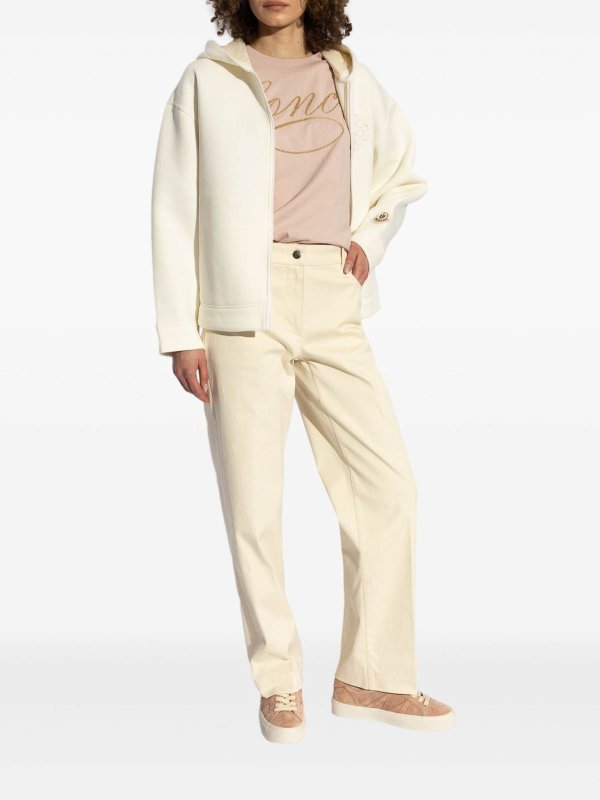 T-Shirt - Beige shop online: MONCLER