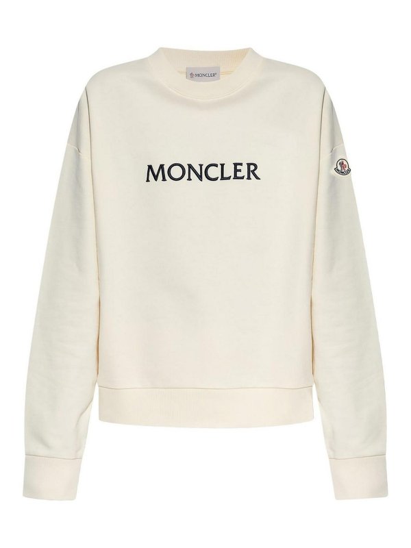 MONCLER: スウェット＆セーター - スウェットシャツ/セーター - 白