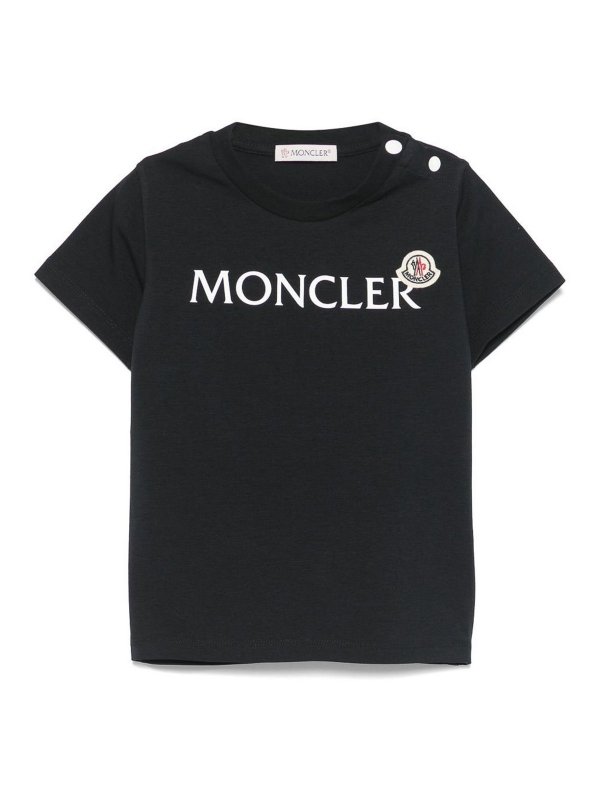 MONCLER JR: Tシャツ - Tシャツ - ブルー