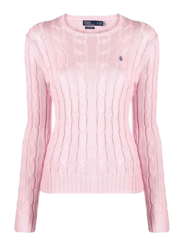 POLO RALPH LAUREN: Col bateau - Pull Col Bateau - Couleur Chair