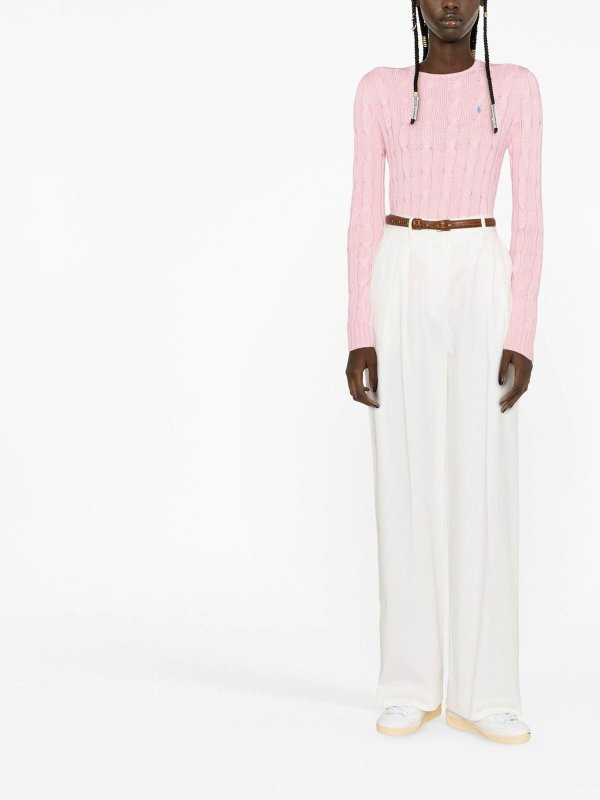 POLO RALPH LAUREN: Col bateau online - Pull Col Bateau - Couleur Chair